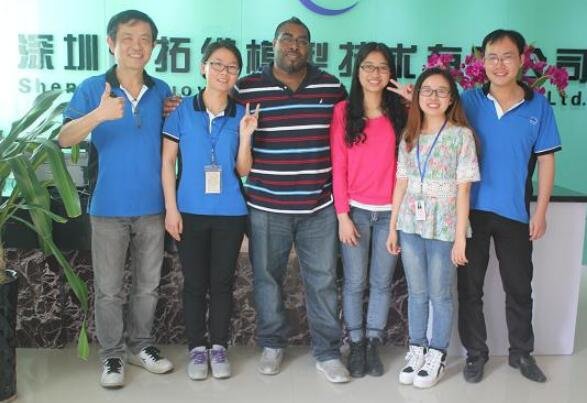 Canada customer visit our company