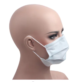 In Stock Earloop 3 Ply Disposable Face Mask