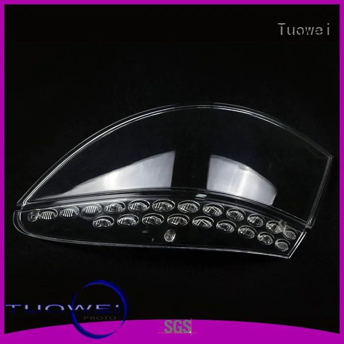 high quality tv headlights Tuowei Brand transparent pmma prototypes factory supplier