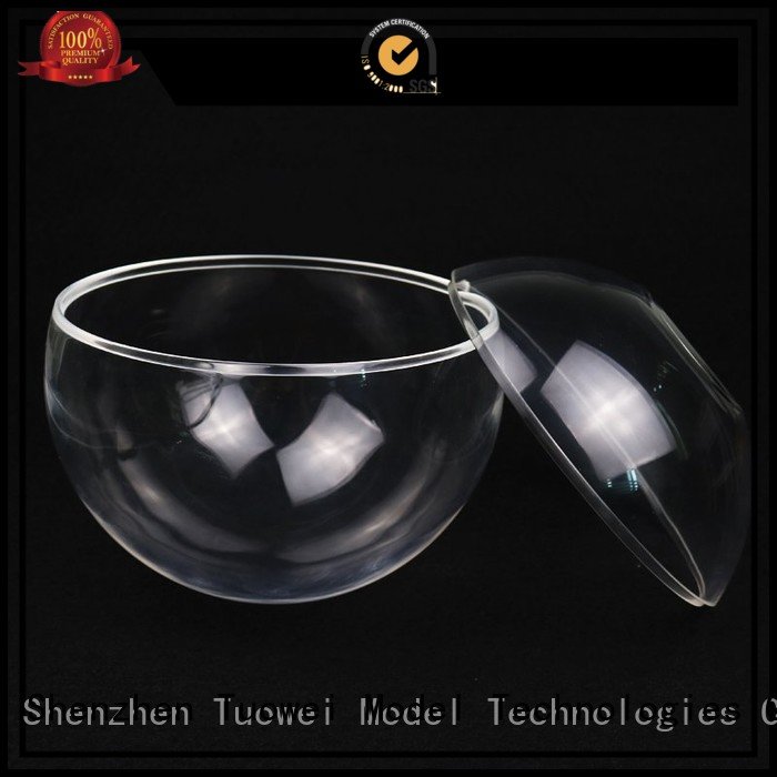 transparent pmma/acrylic rapid prototyping design for aluminum Tuowei