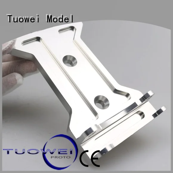 Tuowei testing rapid prototype aluminum mockup