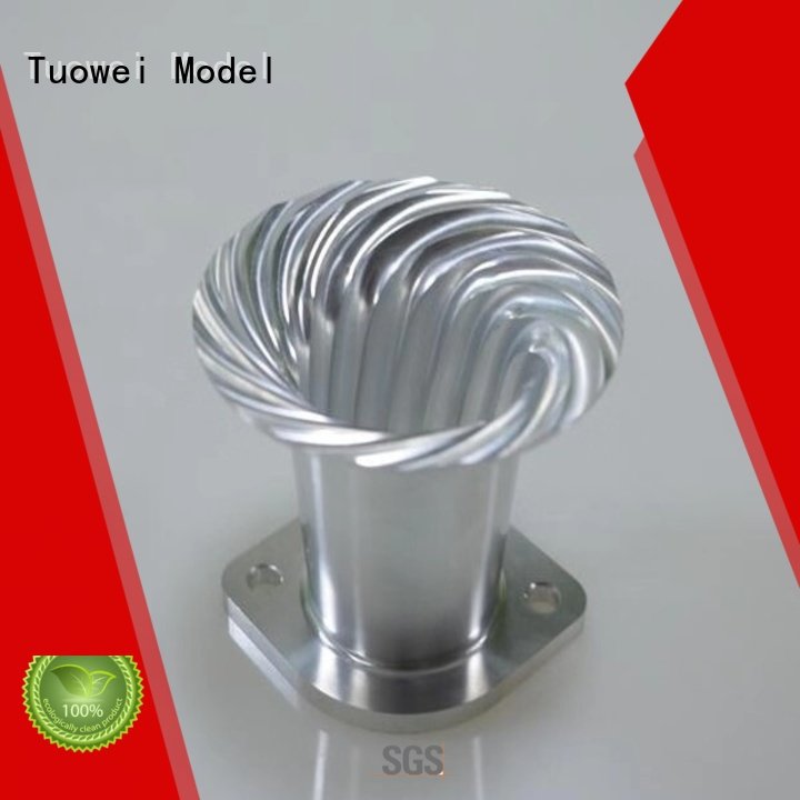 Tuowei testing cnc milling aluminum parts prototype factory
