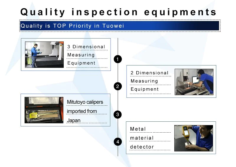 small batch machining precision parts prototype tube cavity Tuowei Brand