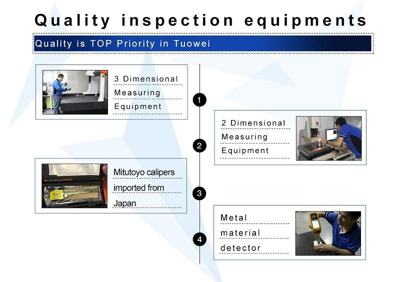 testing Quality CNC metal prototype design for plastic Tuowei-2